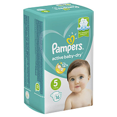  Подгузники "Pampers Active baby" 11-18кг 5Junior N16 