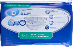  Подгузники iD для взрослых Slip Super 100-160см L N30 