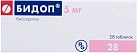 Бидоп тб п/о 5мг №28 