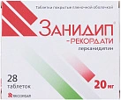 Занидип-Рекордати тб 20мг №28 