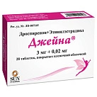 Джейна тб п/плен об 3мг+0,02мг №28 