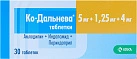 Ко-Дальнева таб 5мг+1,25мг+4мг №30 
