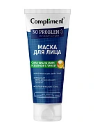 Маска для лица "Compliment No Problem" с АНА-кислотами и зеленой глиной 80мл N1 