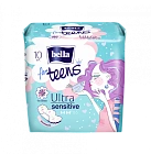 Прокладки гигиенические "Bella for teens" Ультра Сенситив №10 