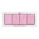 Набор шипучей соли для ванн “LOVE” (4*70г) 280г №1 