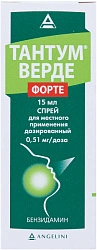 Тантум верде форте 0,51мг/мл 15мл №1 