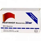 Акатинол мемантин тб 20мг №98 