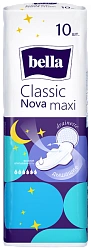 Прокладки "Bella Сlassic nova Maxi" дышащие N10x1 Белла (ООО) РОС 