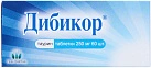 Дибикор тб 250мг N60 