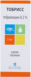 Тобрисс капли глазн 0,3% 5мл №1 