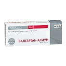 Валсартан-Алиум тб п/плен об 80мг уп конт яч пач N10x3 Алиум РОС 