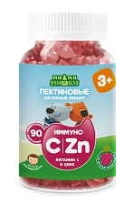 Ми-ми-мишки Мультивитамин пастилки жевательные пектиновые со вкусом яблока и клубники от 3-х л банка в пачке N90x1 Guangdong Yichao КИТ 