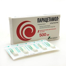  Парацетамол-Альтфарм свечи 500мг N10 