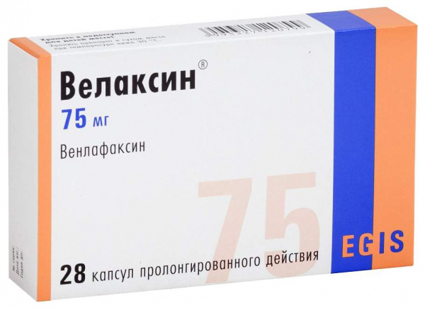 Велаксин капс 75мг N28  в Челябинске по доступным ценам