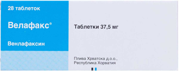 Велафакс тб 37.5мг N28  в Челябинске по доступным ценам