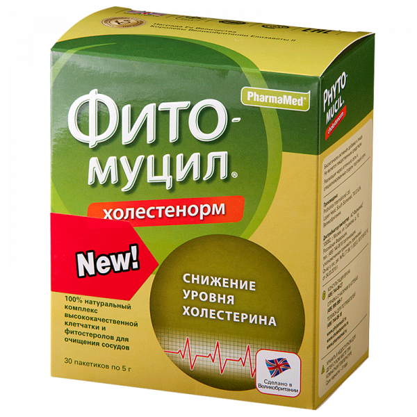Фитомуцил холестенорм БАД пор 5г N30  в Челябинске по доступным ценам