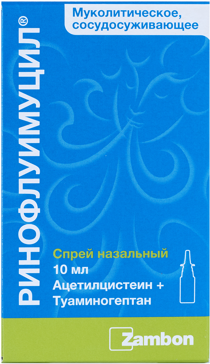 Ринофлуимуцил спрей 10мл N1  в Челябинске по доступным ценам