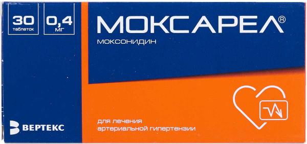 Моксарел тб 0.4мг N30  в Челябинске по доступным ценам