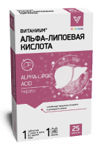 Альфа-липоевая кислота "Витаниум" (БАД) тб 360мг №25 