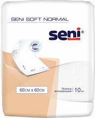  Пеленка гигиеническая Seni Soft Normal 60см*60см N10 