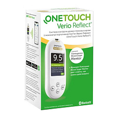  Система контроля уровня глюкозы в крови (глюкометр) портативная OneTouch Verio Reflect N1 