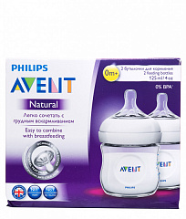  Бутылочка для кормления Philips "Avent" Natural 125мл N2 