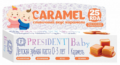  Зубная паста "Президент детская" Baby Карамель от 0 до 3 лет 30мл N1 