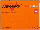 Апроваск тб 10мг+300мг №28 