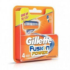 Кассеты для станков Gillette Fusion Power N4