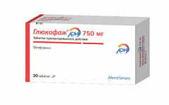 Глюкофаж лонг тб 750мг N30