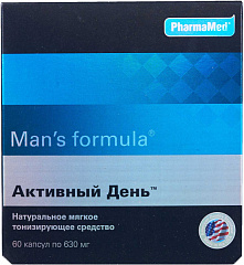 Менс формула "Активный день" (БАД) капс 630мг N60