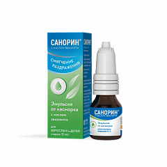  Санорин с маслом эвкалипта капли назальные 0.1% 10мл N1 