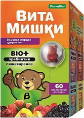  ВитаМишки Bio+ пребиотик БАД пастилки N60 