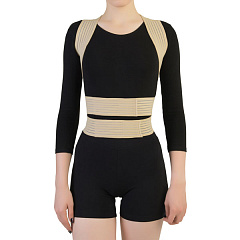  Корректор осанки для взрослых B.Well со спиральными ребрами жесткости (серия MED) S N1 