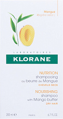  Шампунь Клоран с маслом манго для сухих волос 200мл N1 