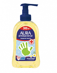  Мыло жидкое "Aura" Ромашка антибактериальный эффект 300мл N1 