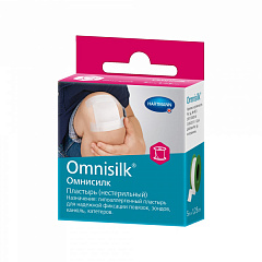  Пластырь "Omnisilk" гипоаллергенный цв белый (шелк) 1.25см*5м N1 