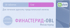 Финастерид-OBL тб 5мг N30