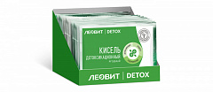 Кисель Леовит DETOX ягодный (с клубникой 20г 3шт, с черникой 20г 2шт, с клюквой 20г 2шт)