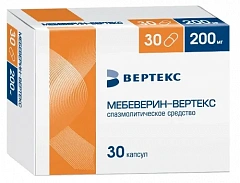  Мебеверин-ВЕРТЕКС капс 200мг N30 