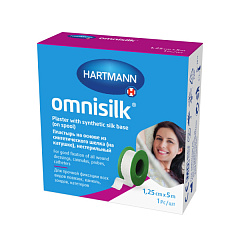  Пластырь "Omnisilk" гипоаллергенный цв белый (шелк) 1.25см*5м N1 