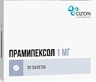 Прамипексол тб 1мг №30 