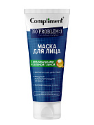Маска для лица "Compliment No Problem" с АНА-кислотами и зеленой глиной 80мл N1 