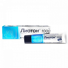  Лиотон 1000 гель 1000МЕ/г 30г N1 