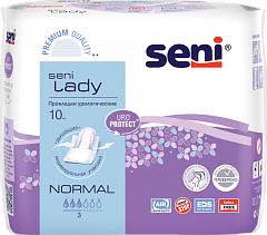  Прокладки при недержании Seni Lady normal N10 