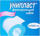 Лейкопластырь "Унипласт" на шелковой основе (фиксирующий) 5*500см №1 