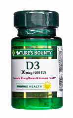  Нэйчес баунти витамин D3 (БАД) тб N100 