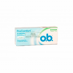 Тампоны ватные "O.b." Прокомфорт Super Plus N16