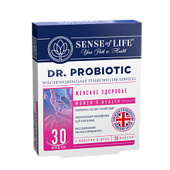  Женское здоровье "Sense of Life Dr. Probiotic (Сенс оф лайф др. Пробиотик)" (БАД) капс N30 