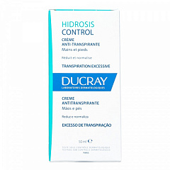 Дезодорант-крем "Ducray Hidrosis Control" для рук и ног регулирующий избыточное потоотделение 50мл N1